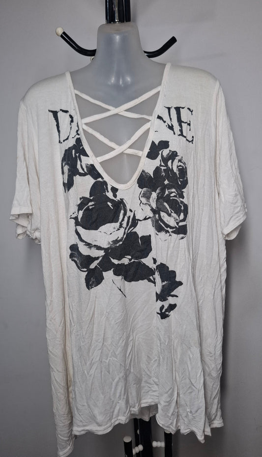 Size 18 - Strappy Rose Top