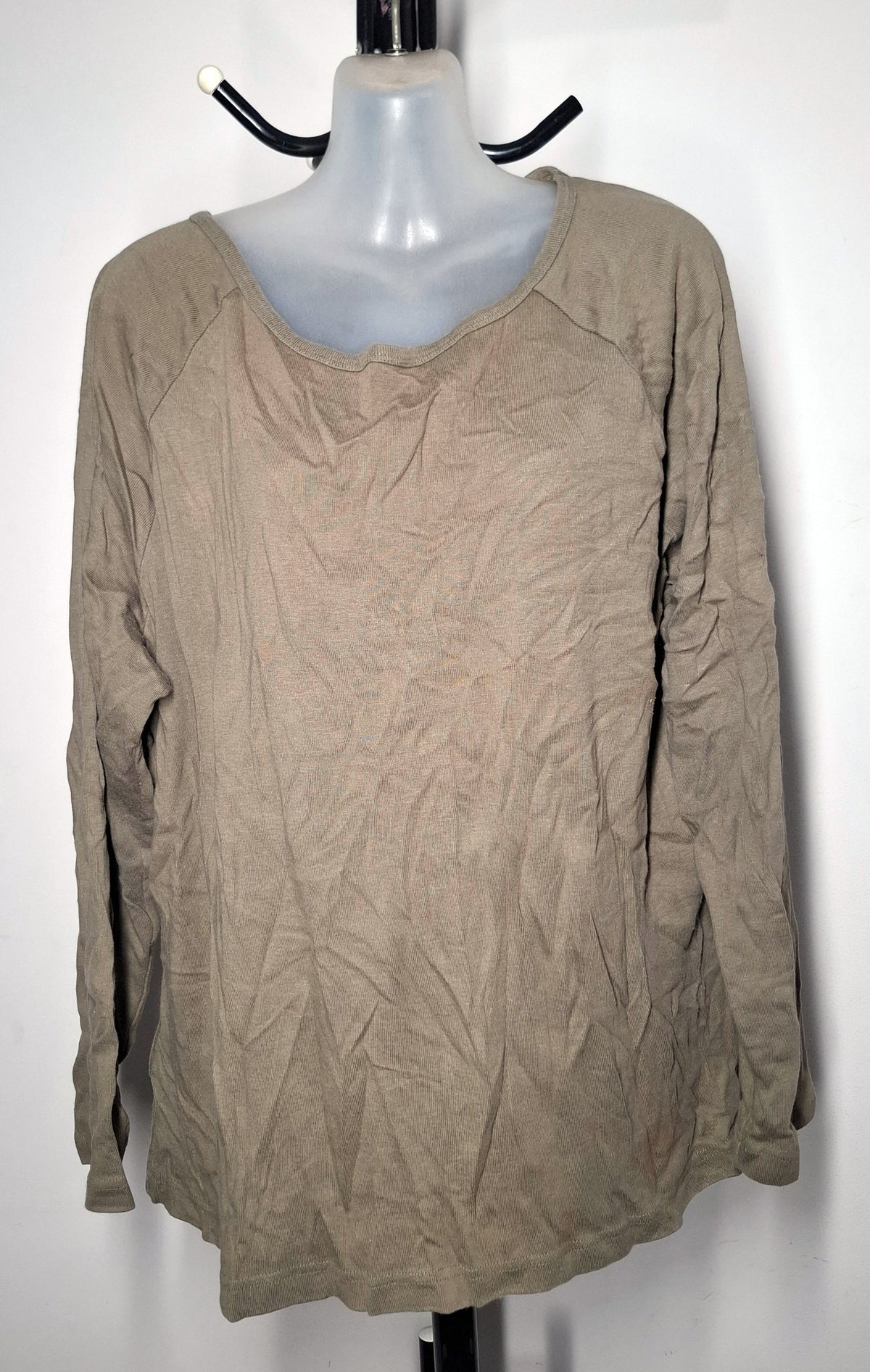 Size 24 - Khaki Sleeved Top