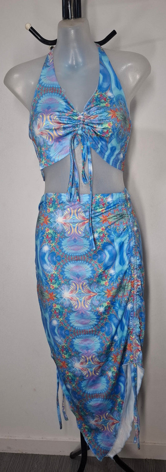 Size 8 - Crop & Skirt SET