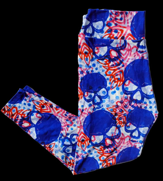 Ultimate - Fierce Skull - Full Length Leggings