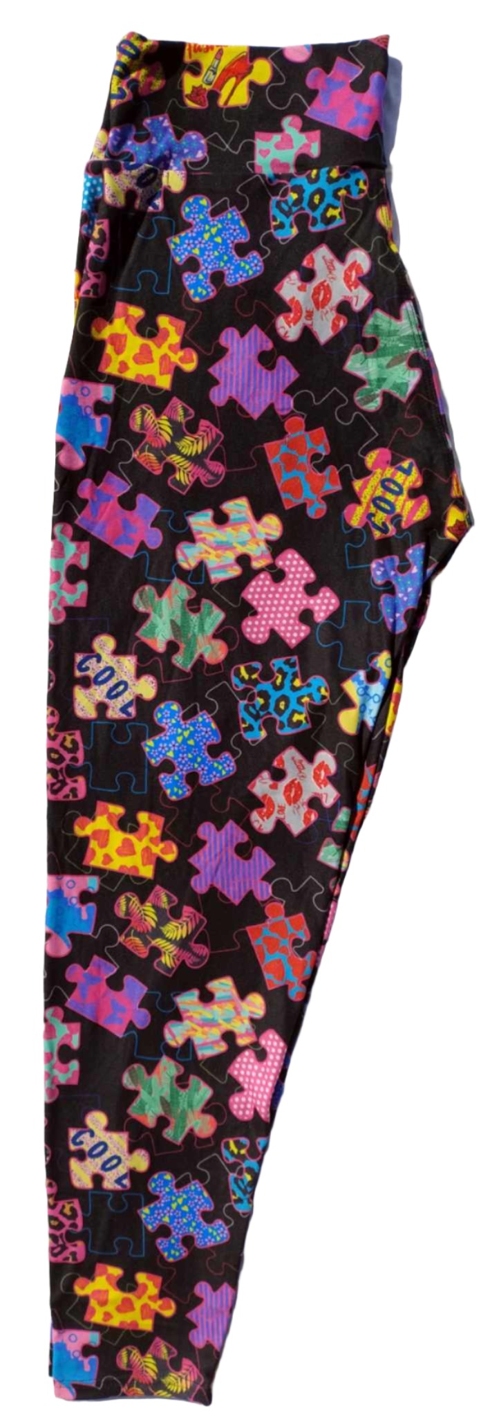 Ultimate - Funky Puzzle Pieces - Full Length Leggings