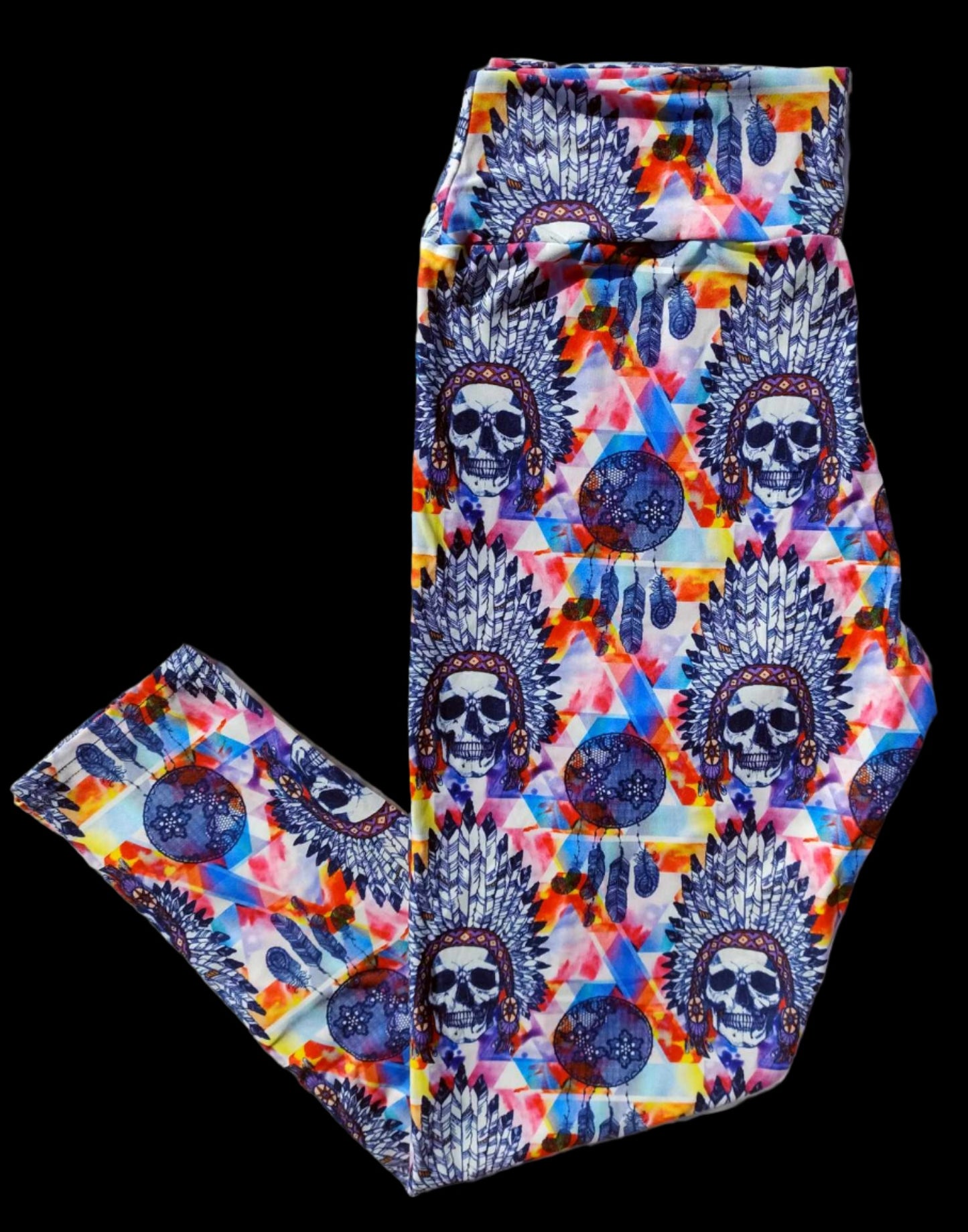 Ultimate - Indian Skull - Full Length Leggings
