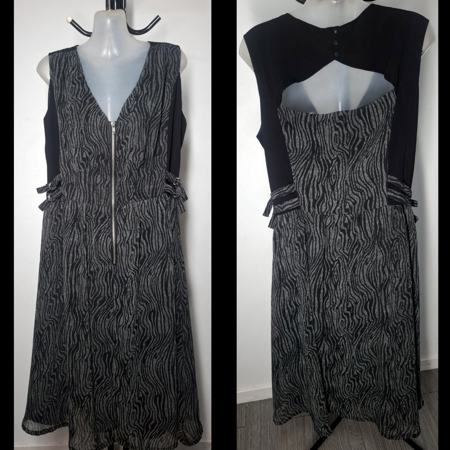 City Chic XS - Zip Up Dress