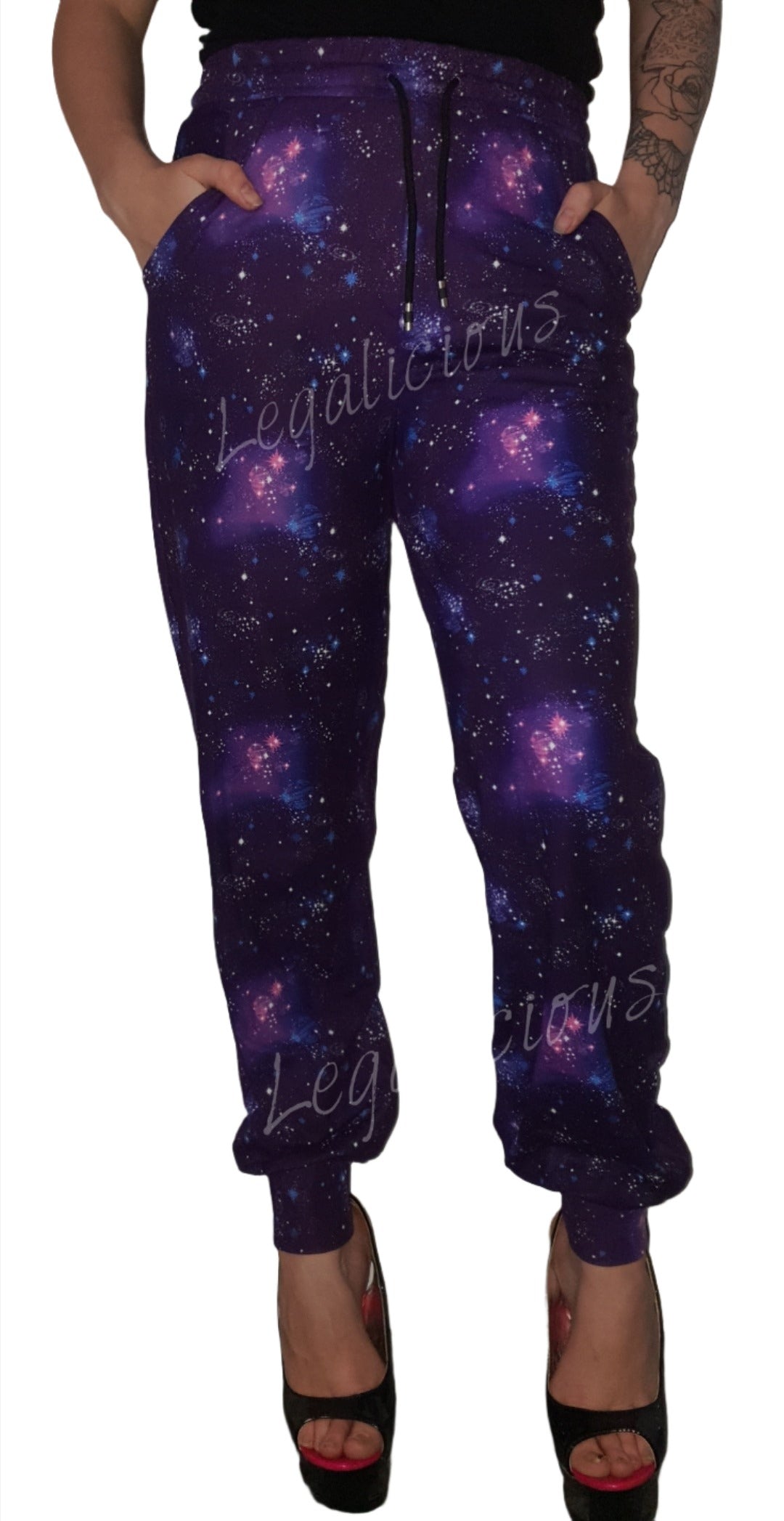 Deluxe - Galaxy - Joggers With Drawstring And Pockets