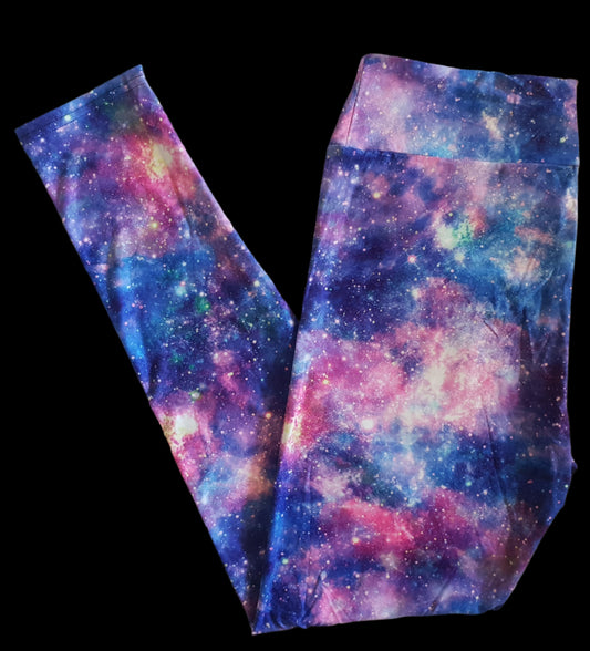 Deluxe - Galaxy - 3/4 Length Leggings