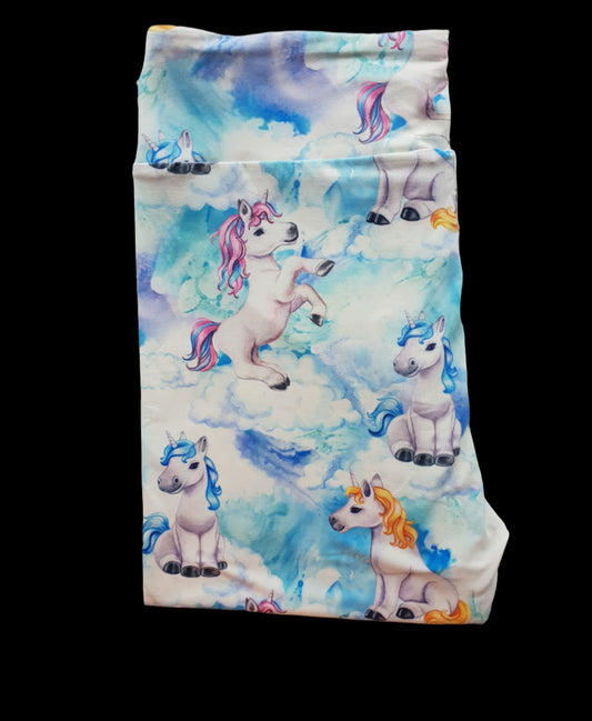 Deluxe - Baby Unicorn - 3/4 Length Leggings