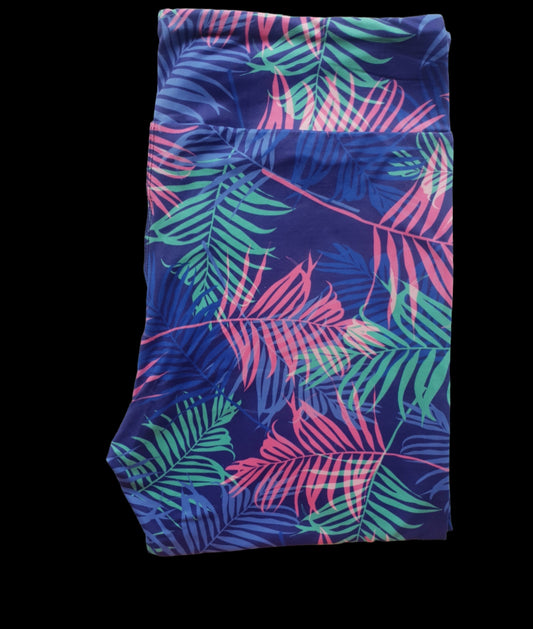 Deluxe - Leaf - 3/4 Length Leggings