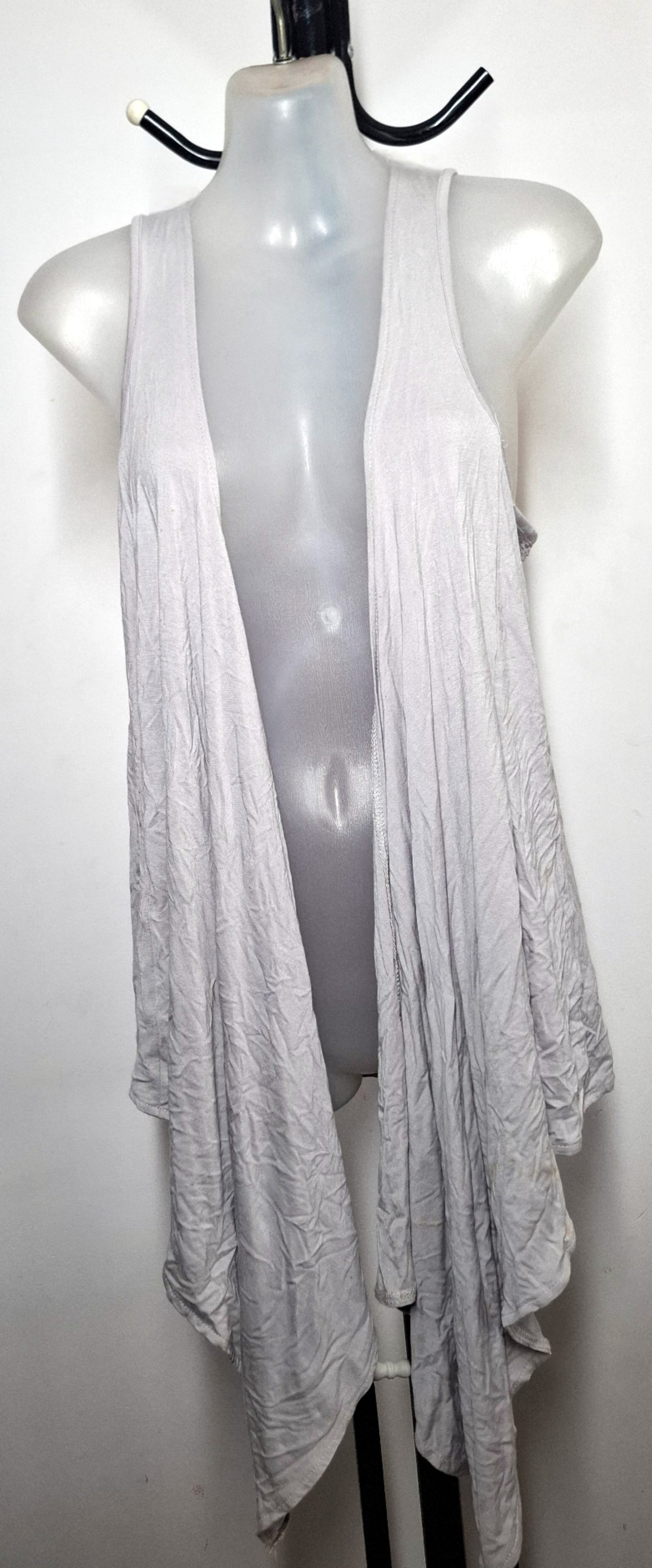 Size 12 - Gray Net Back Cardigan