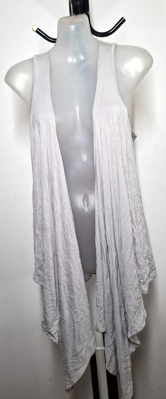 Size 12 - Gray Net Back Cardigan