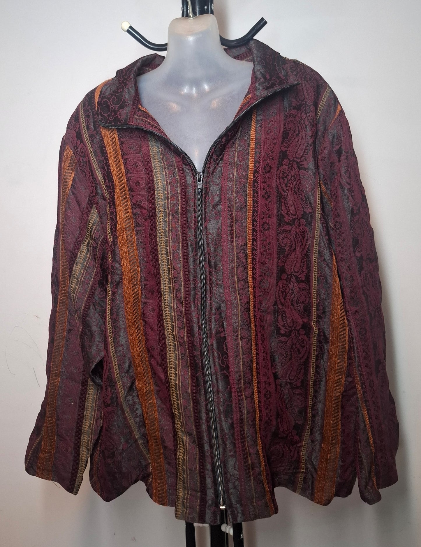 Size 26 - Zip Up Collared Top