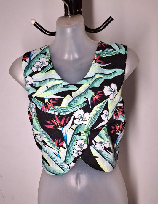 Size 16 - Floral Crop Top - Brand New With Tags
