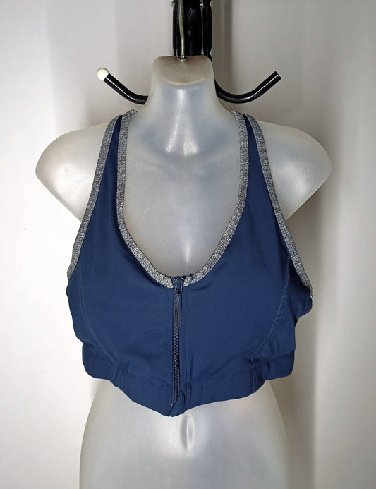 Size 18 - Zip Up Cut Out Back Crop Top - Brand New With Tags