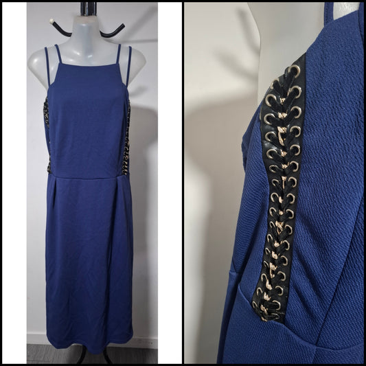 City Chic Large - Stretchy Strappy Dress With Adjustable Straps