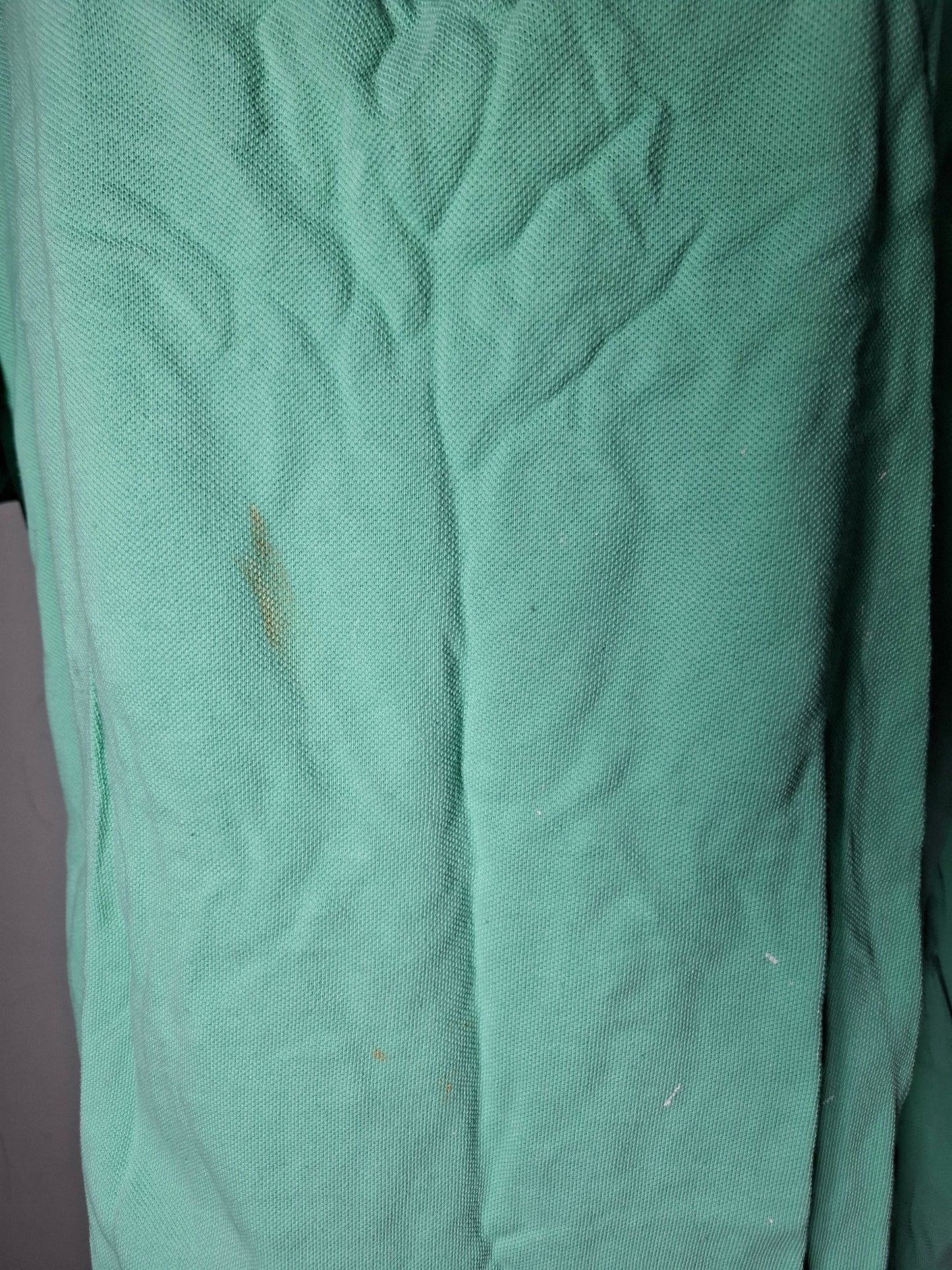 Size 26 - Green Collared Pure Cotton Shirt *FREE - HAS MARKS*
