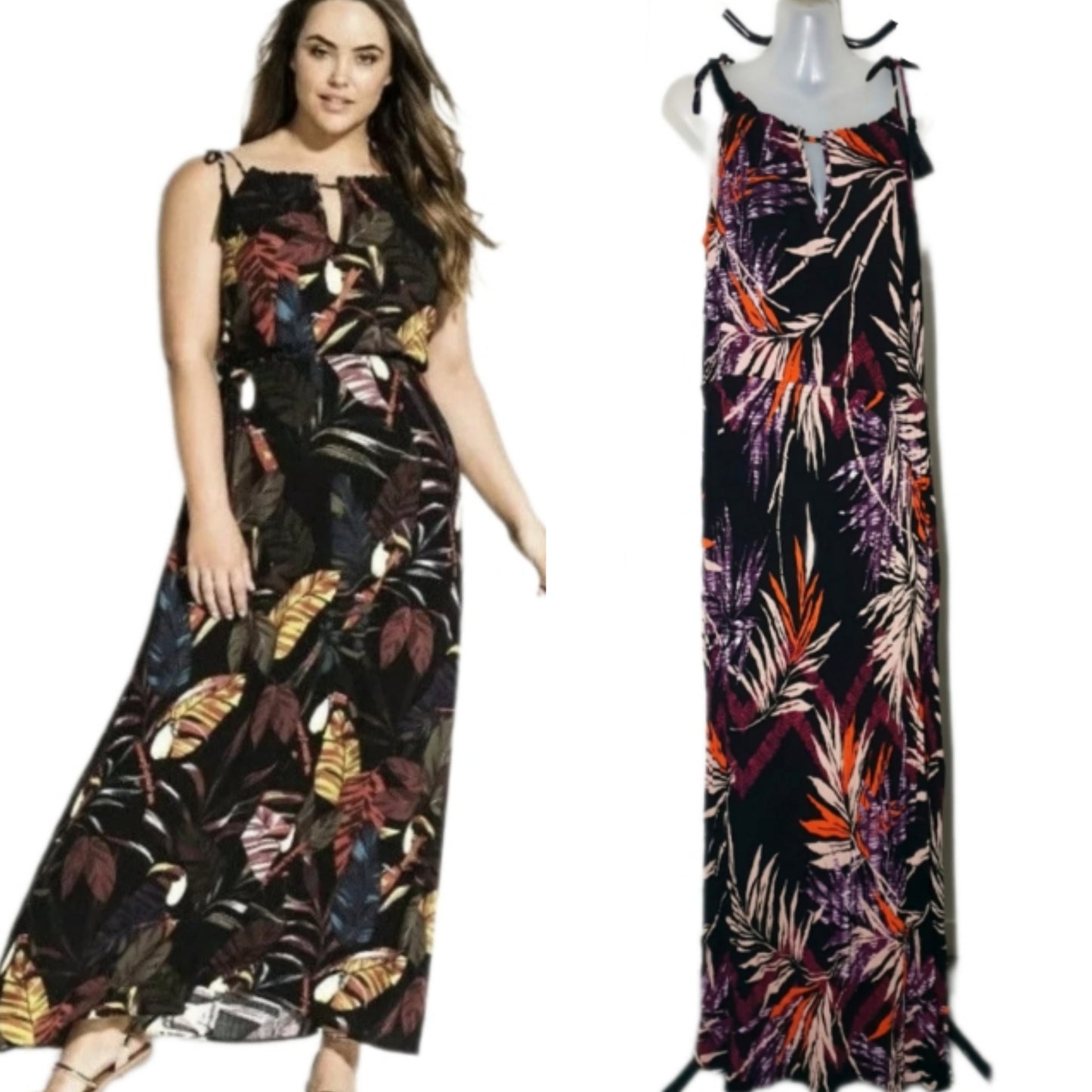 City Chic Small - Peekaboo Halter Maxi Dress