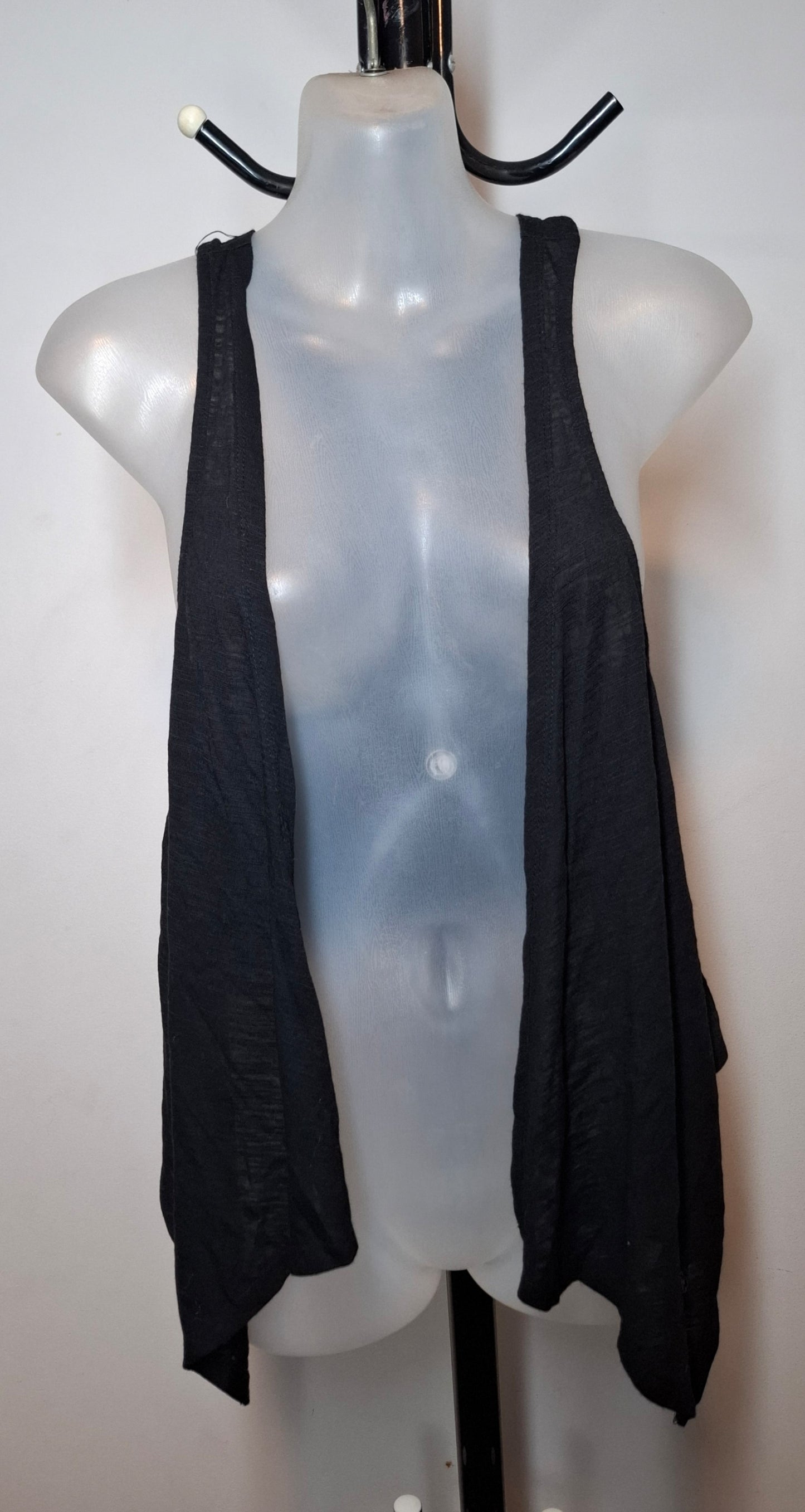 Size 8 - Black Racerback Cardigan
