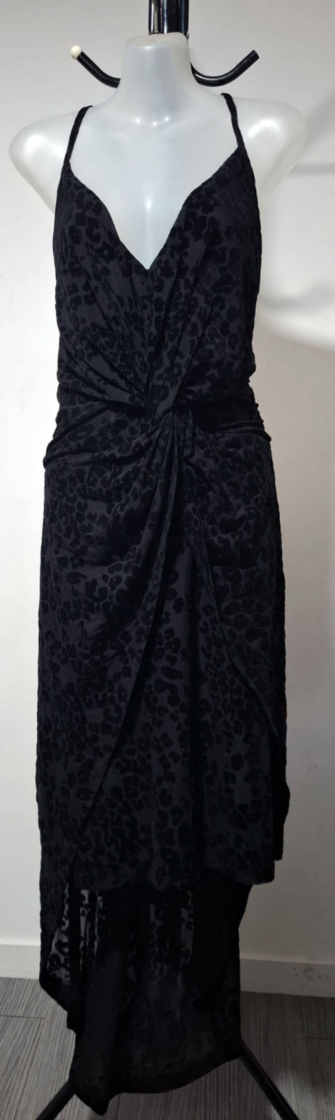 City Chic Large - Black Hi-Lo Dress