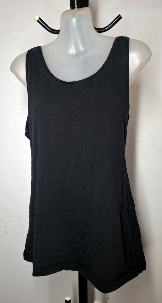 Size 18 - Black Stretchy Tank Top