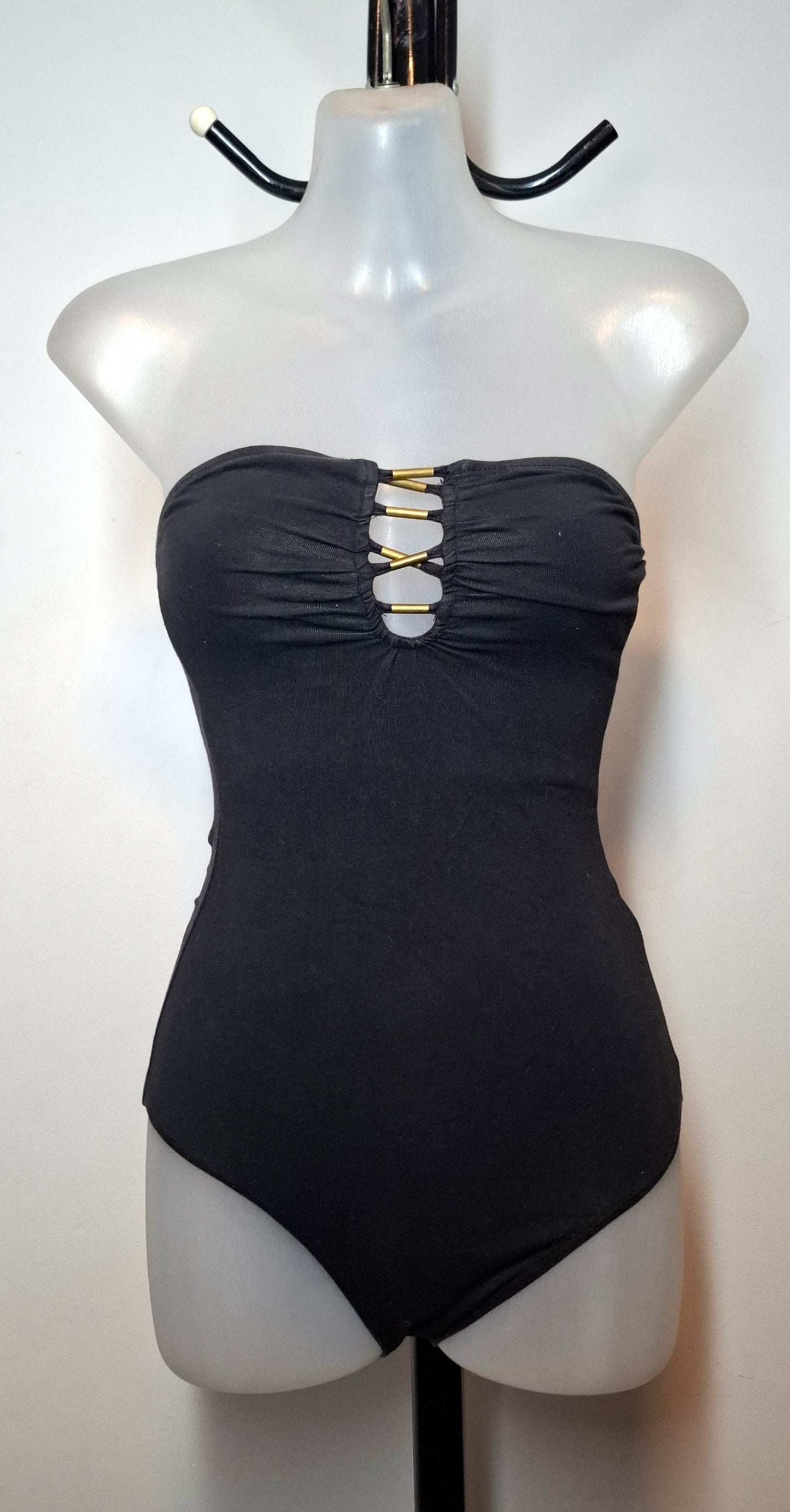Size 8 - Black Strapless Bodysuit