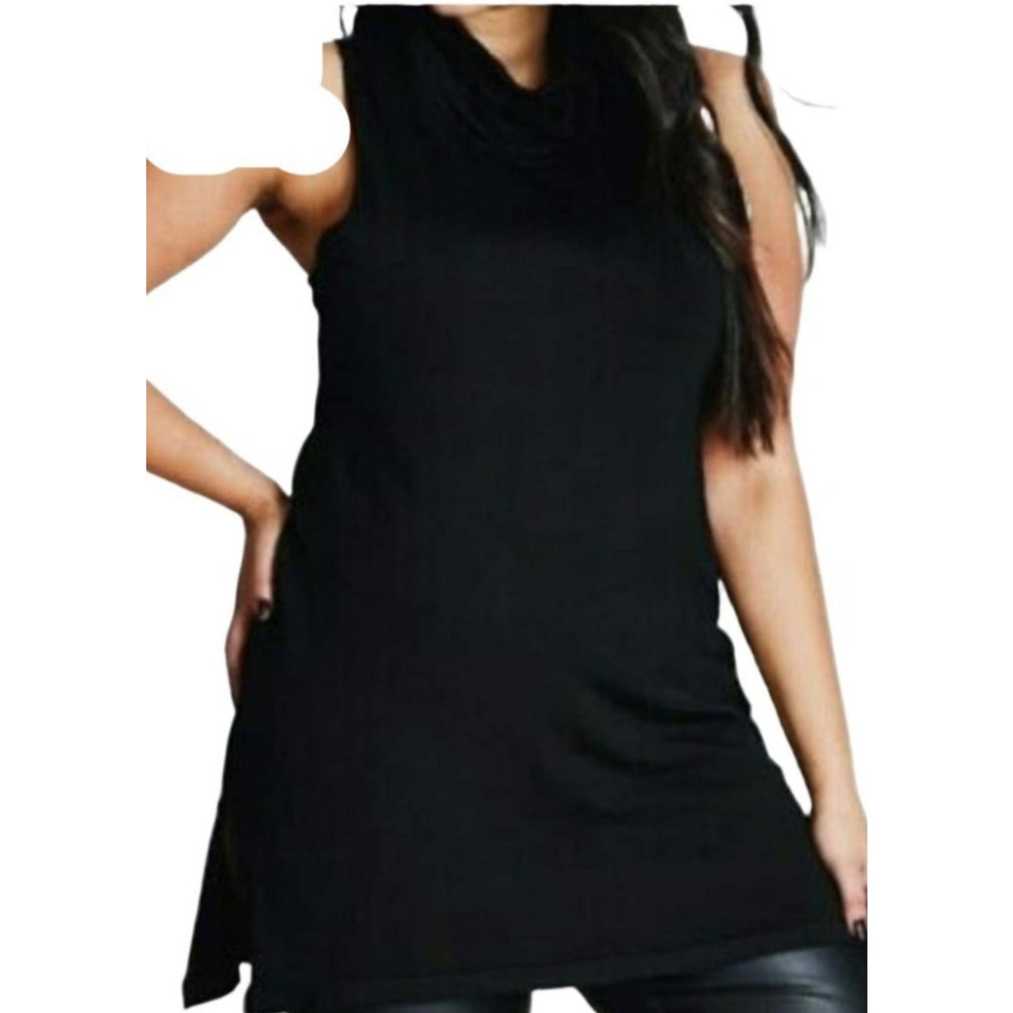 City Chic XS -  Black Soft Stretchy Top
