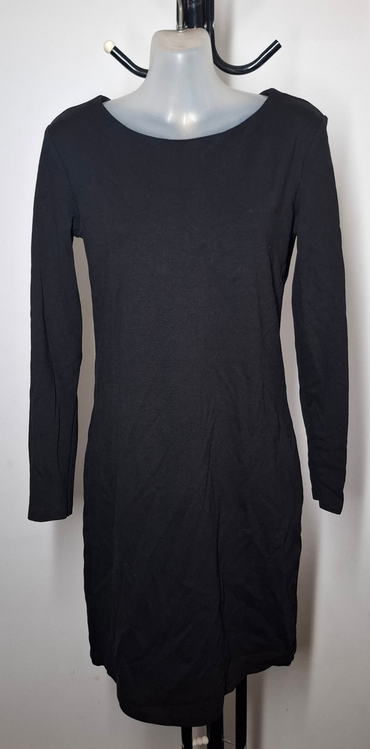 Size 10 - Basic Black Dress With Sleeves