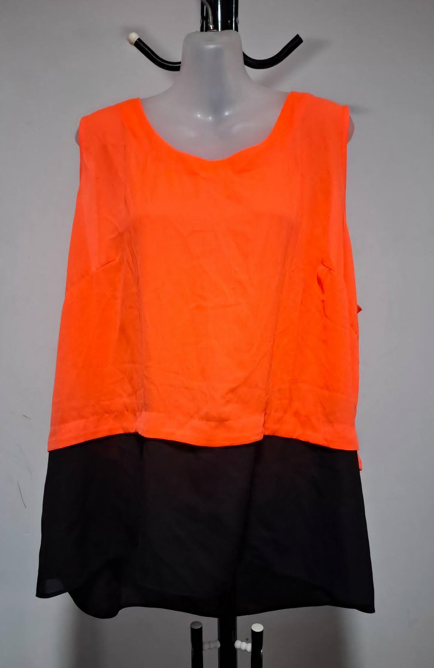 City Chic XL - Orange & Black Top