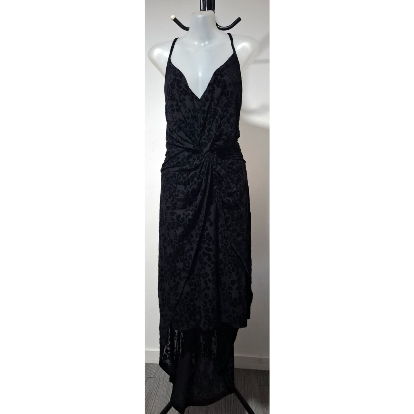 City Chic Large - Black Hi-Lo Dress
