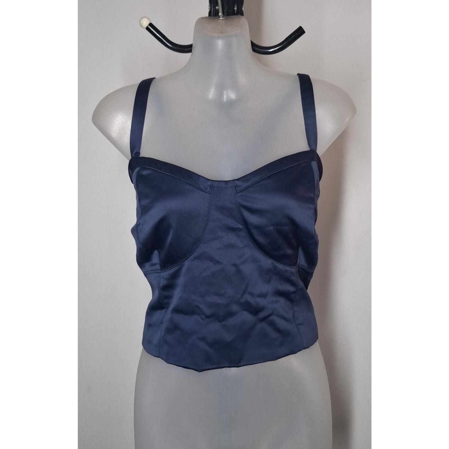 City Chic Medium - Navy Crop Top