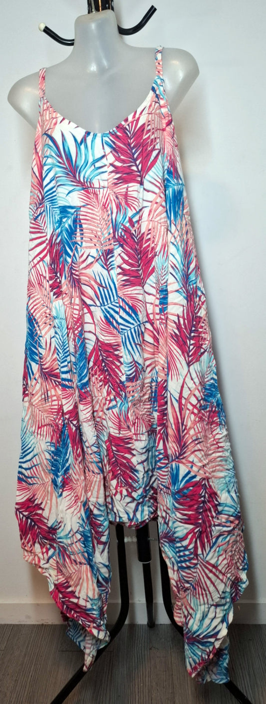 Size 20 - Floral Hanky Hem Dress