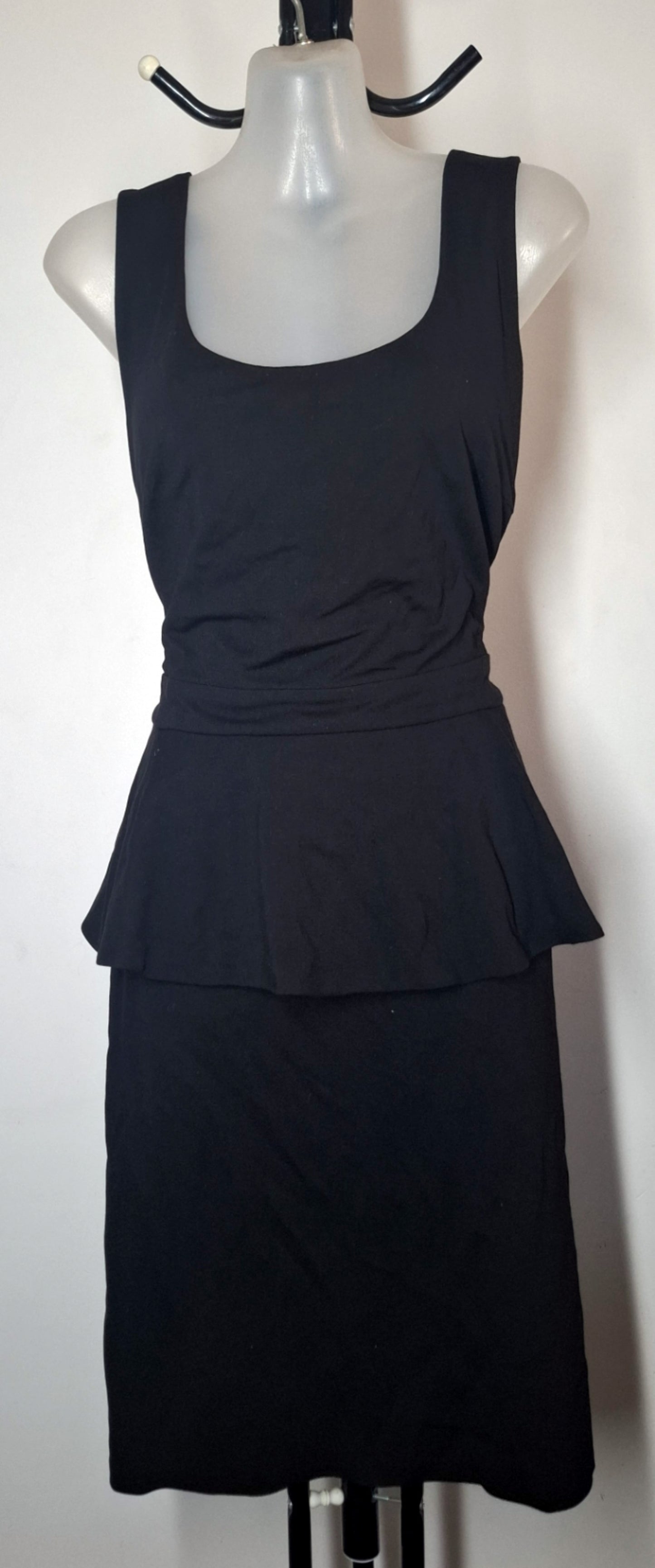 City Chic Medium - Black Peplum Dress