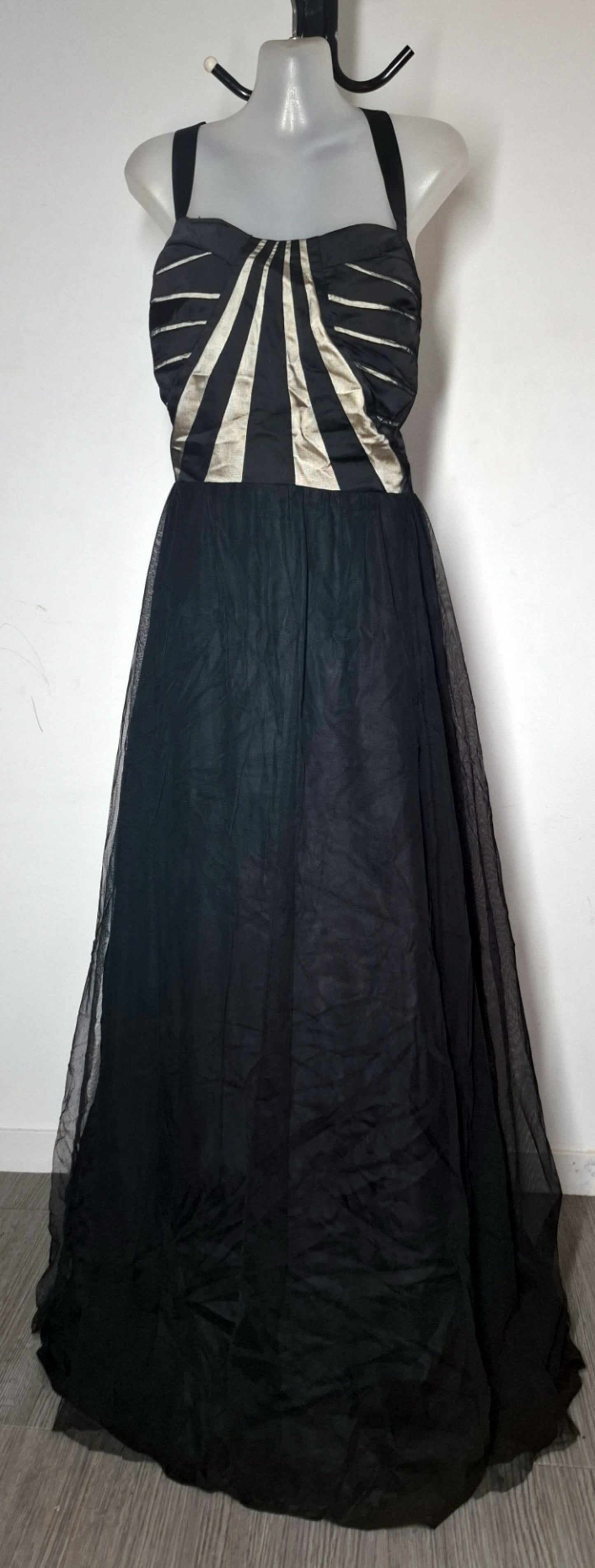 City Chic XL - Formal Mesh Tulle Maxi Dress