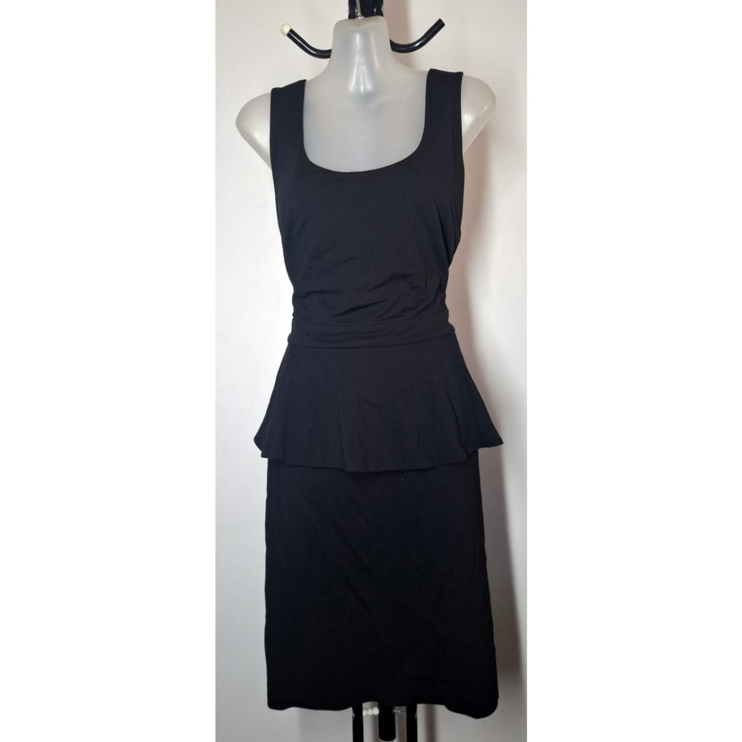 City Chic Medium - Black Peplum Dress
