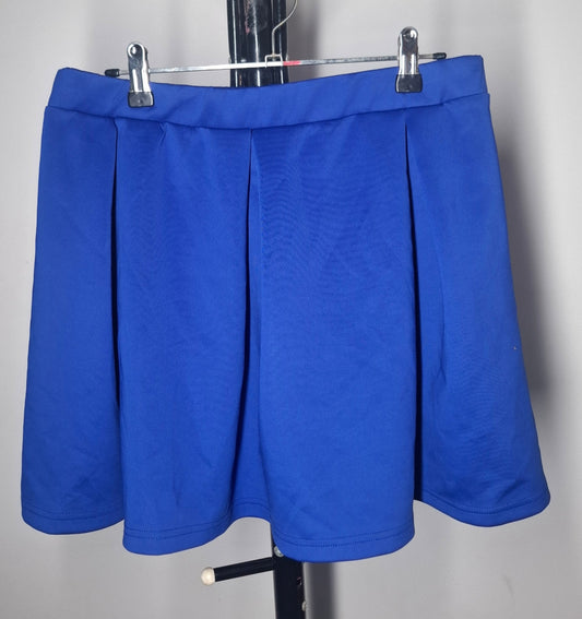Size 12 - Royal Blue Pleated Skirt