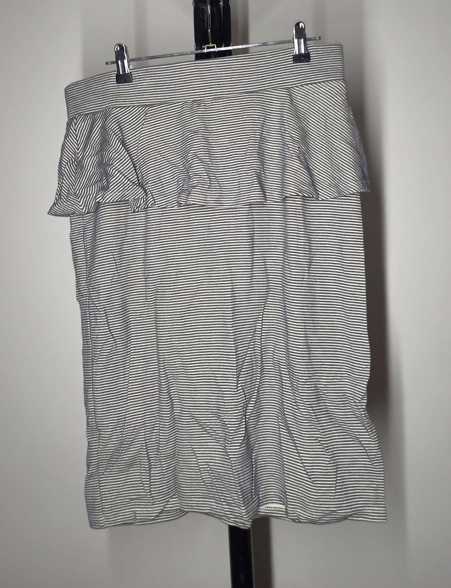 Size 16 - Striped Peplum Skirt