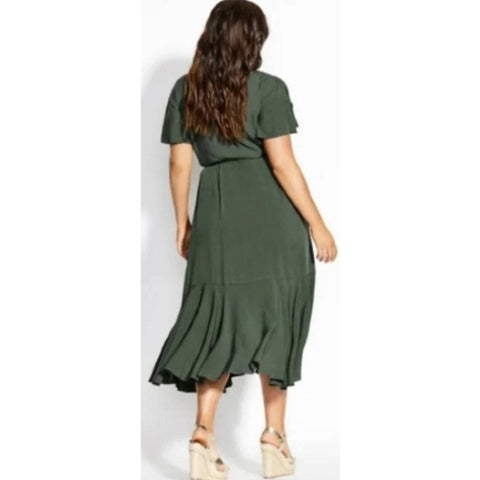 City Chic Medium - Wrap Dress