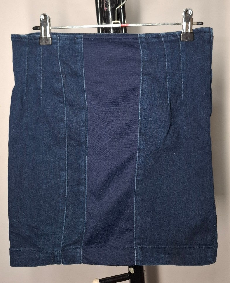 Size 10 - Stretchy Denim Look Skirt