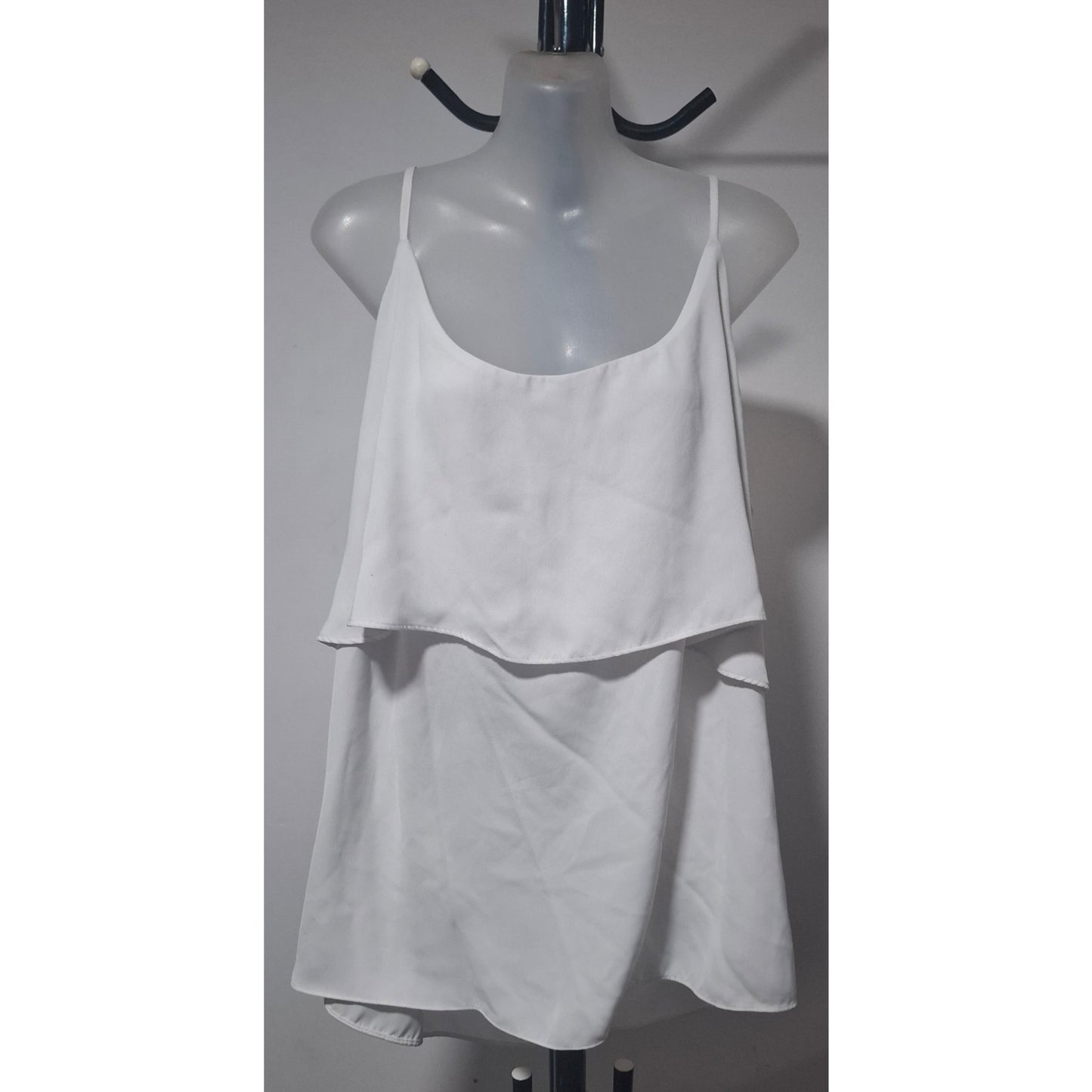 City Chic Medium - Ivory Cami Top With Adjustable Straps