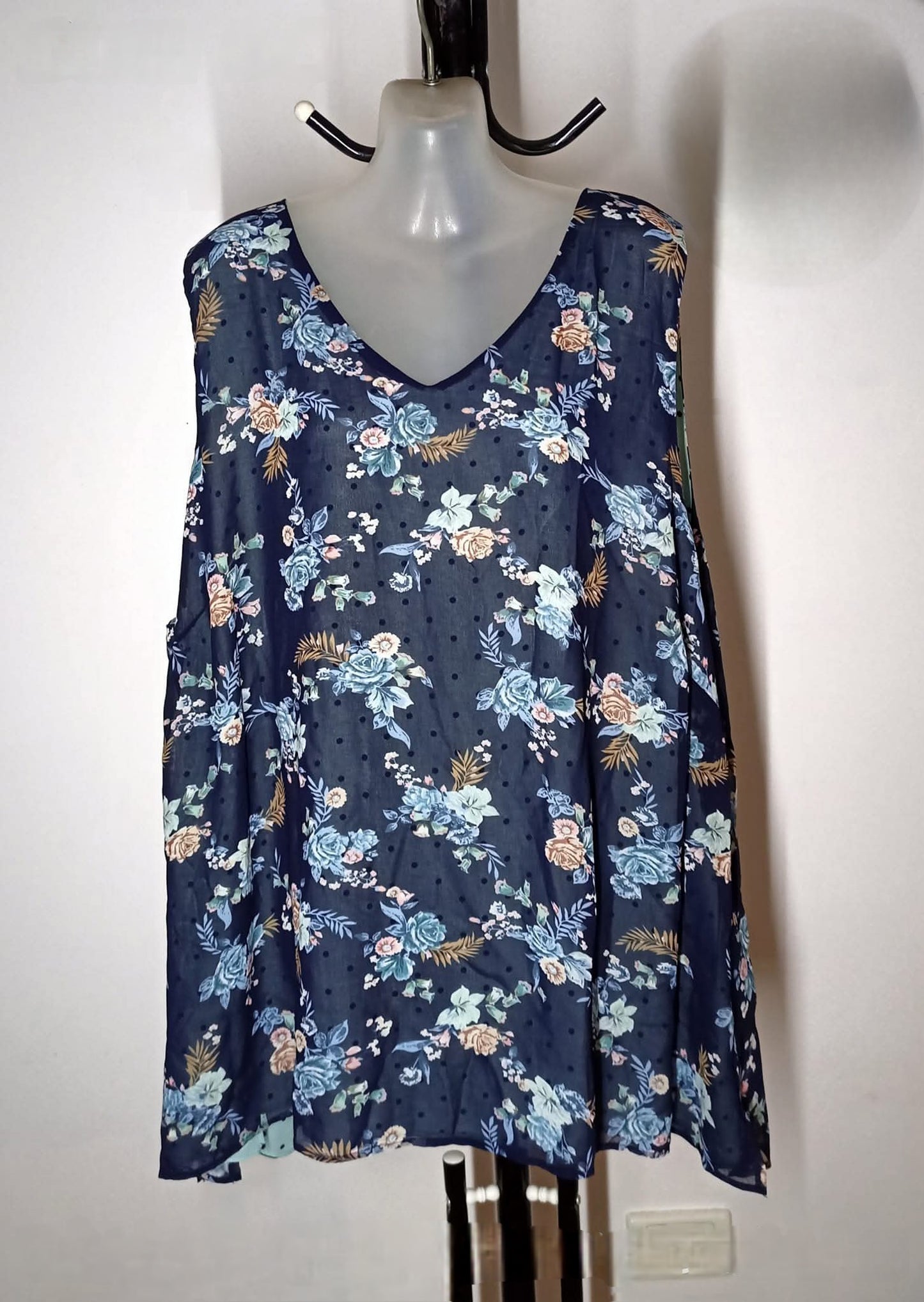 Size 20 - Floral Chiffon Top