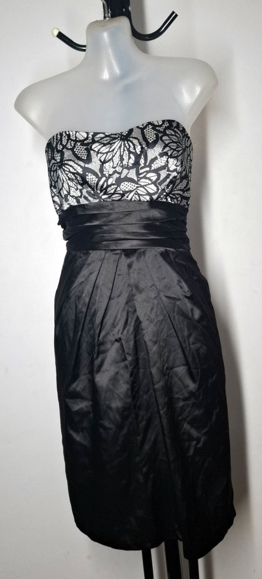 Size 14 - Strapless Satin Dress