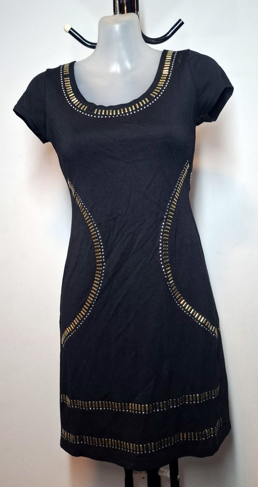Size 8 - Black Embellished Dress