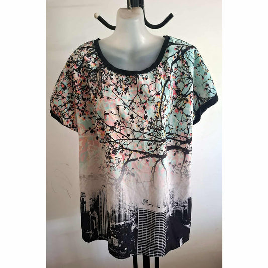 City Chic XS - City Trees Top