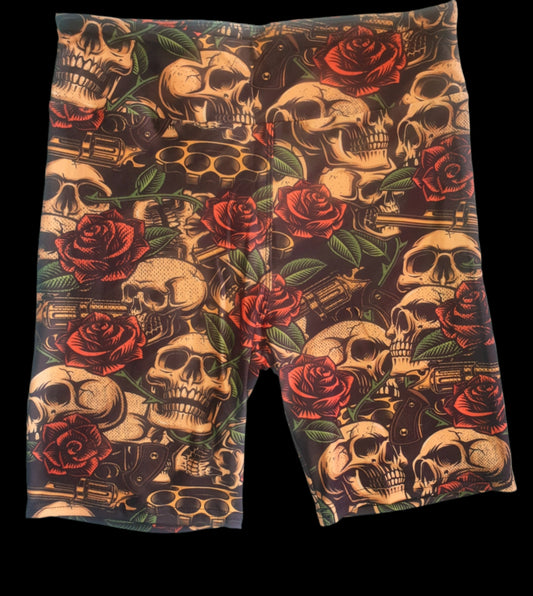 Deluxe - Skulls Guns And Roses - Shorts