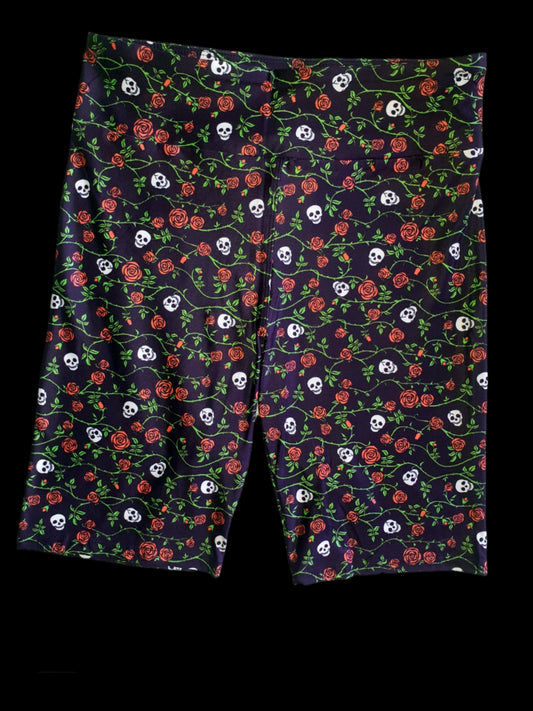 Deluxe - Rose Vine Skull - Shorts