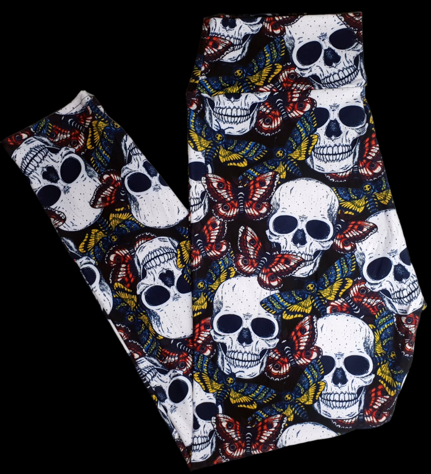 Ultimate - Moth Skull - Full Length Leggings