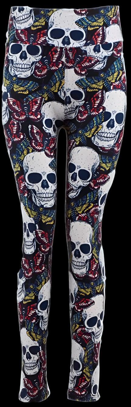 Ultimate - Moth Skull - Full Length Leggings