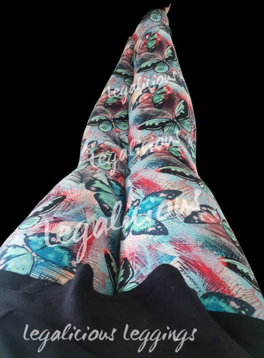 SoSoft - Butterfly - Full Length Leggings